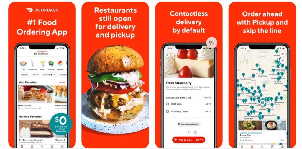 What are food ordering apps?