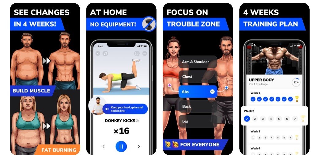 Homeworkout app