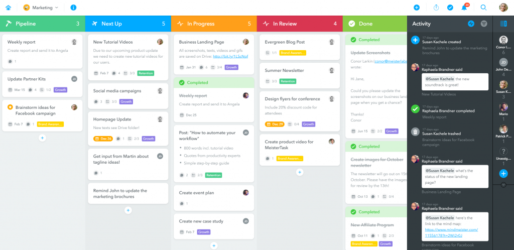 Kanban board