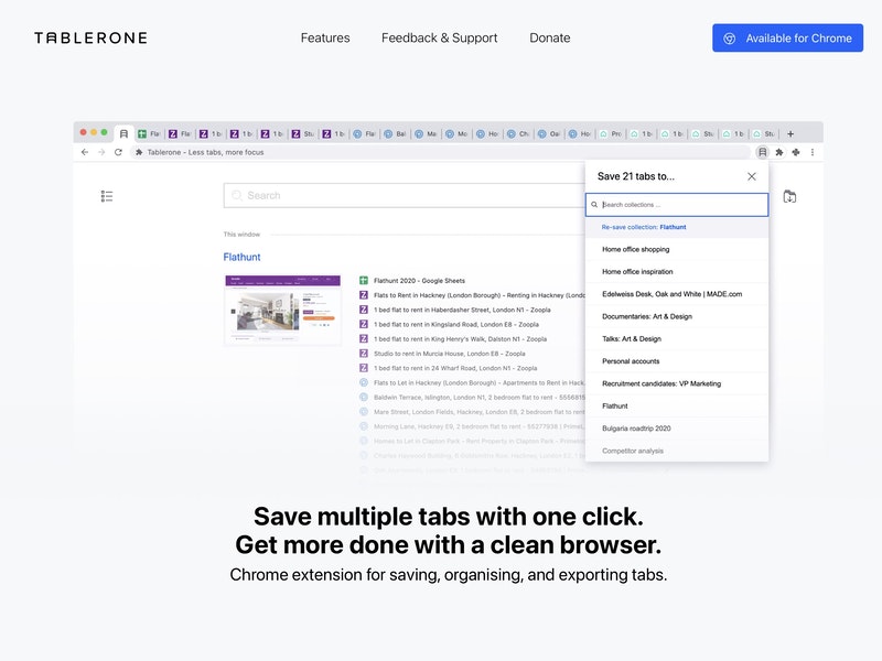 Tablerone - Look Startup at Welldoneby