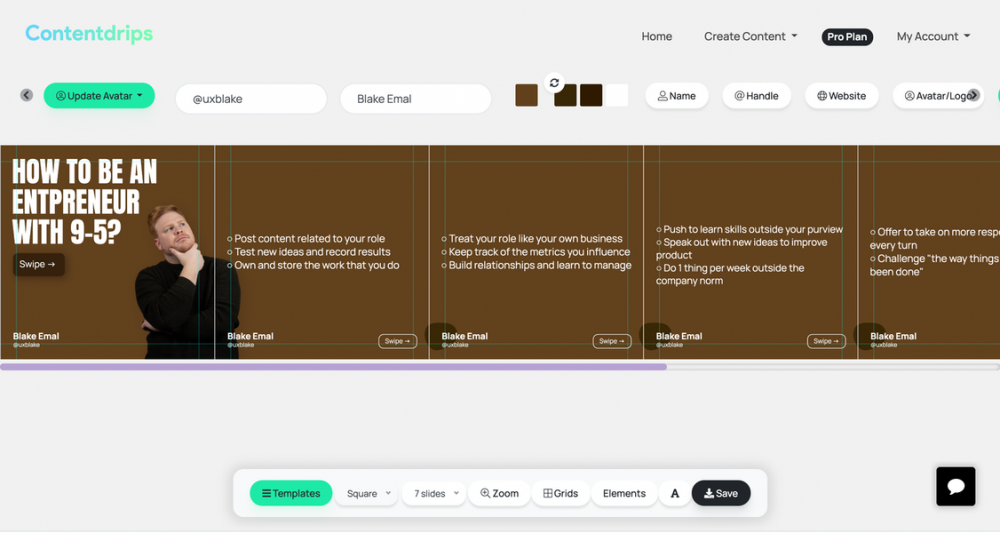 Carousel Maker Look Startup at Welldoneby
