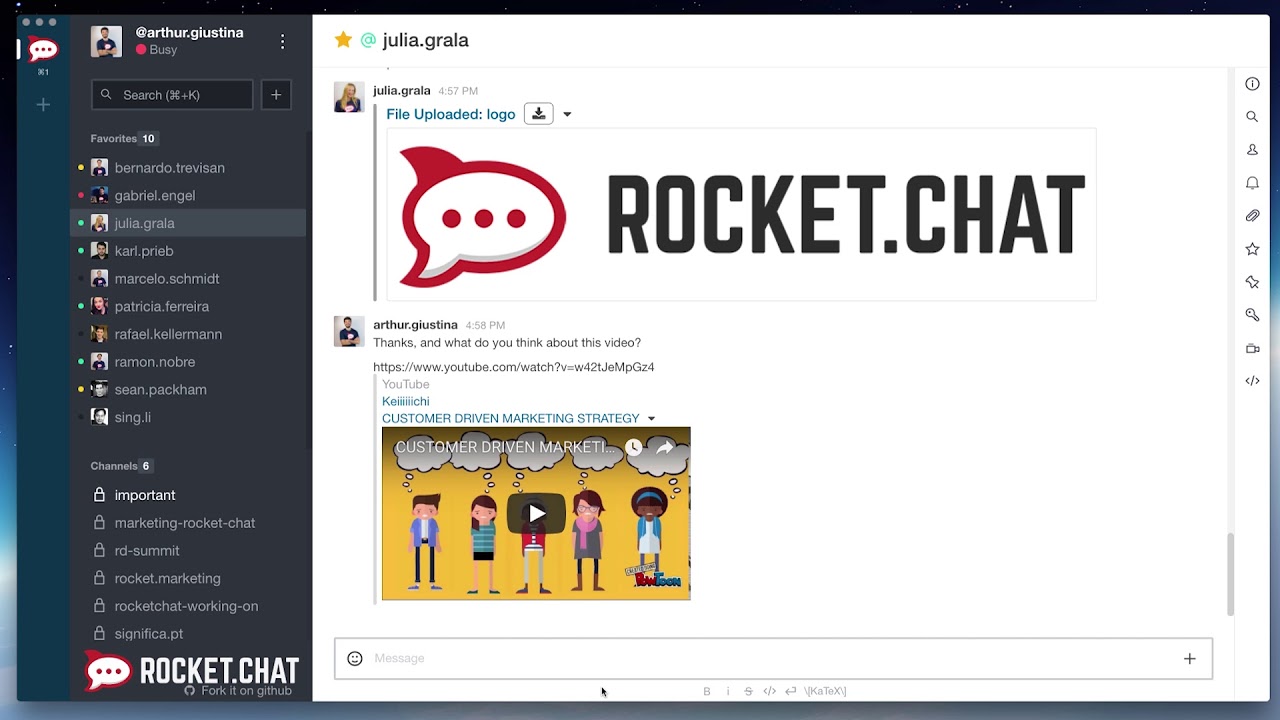 Rocket.Chat for collaboration