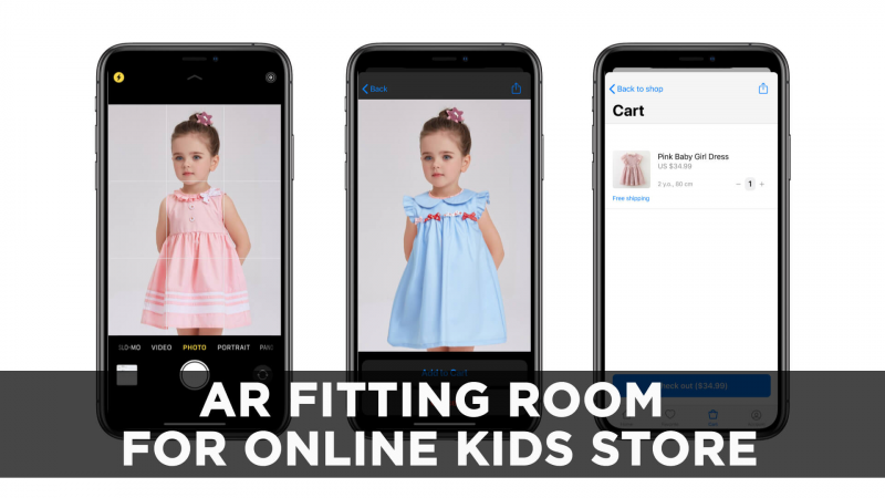 AR Fitting Room For Online Kids Store image 1