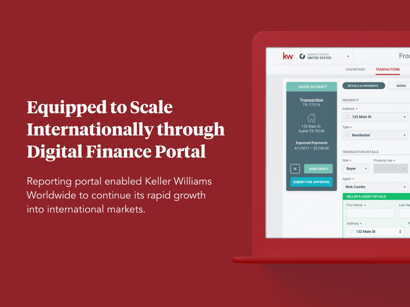 Digital Finance Portal for Keller Williams image 1