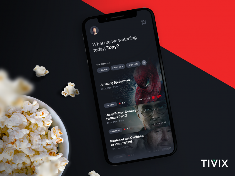 Movies Database App Concept image 1