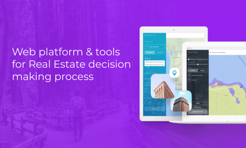 Web platform & tools for Real Estate decision making process image 1