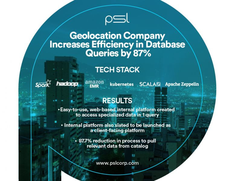 Geolocation Company Increases Efficiency in Database Queries by 87% image 1