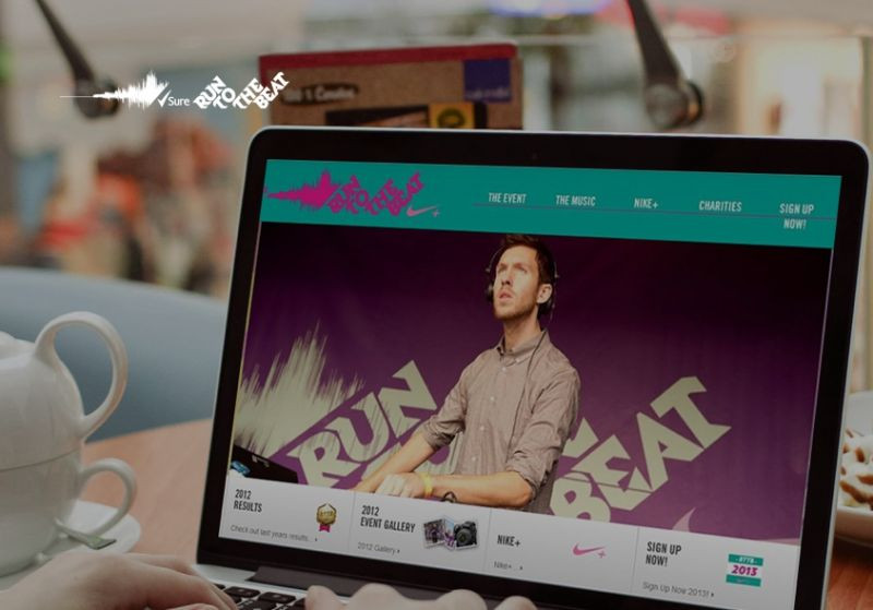 Run To The Beat - Event-Based Web Experience Delivered For Nike image 1