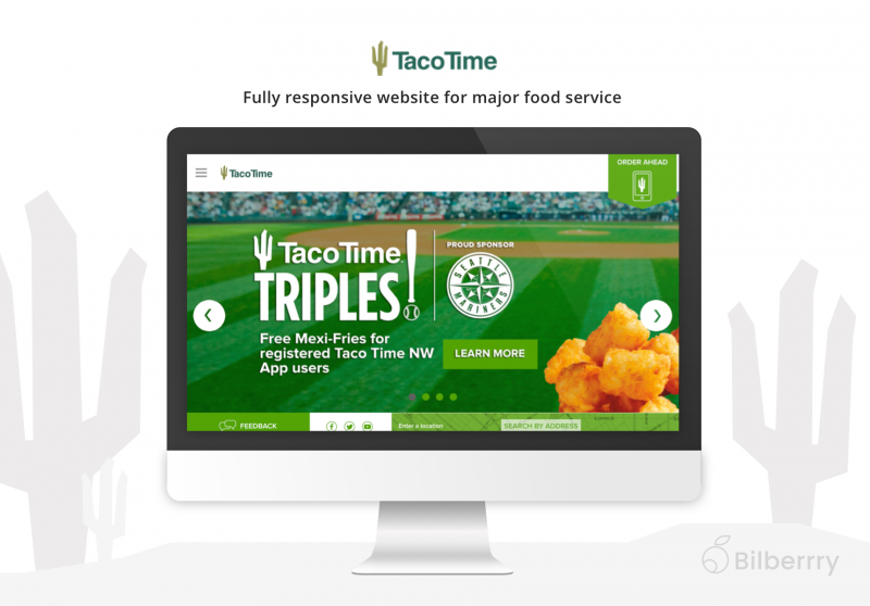 Custom Wordpress Development for Taco Time image 1