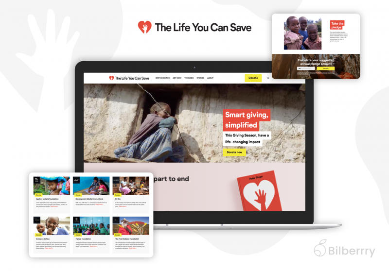 Website Redesign for The Life You Can Save image 1