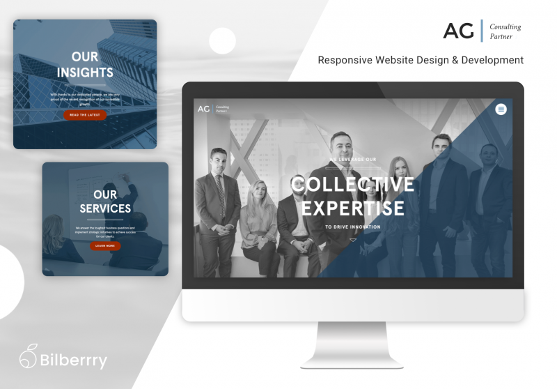 Custom Marketing Website for AG Consulting Partners image 1