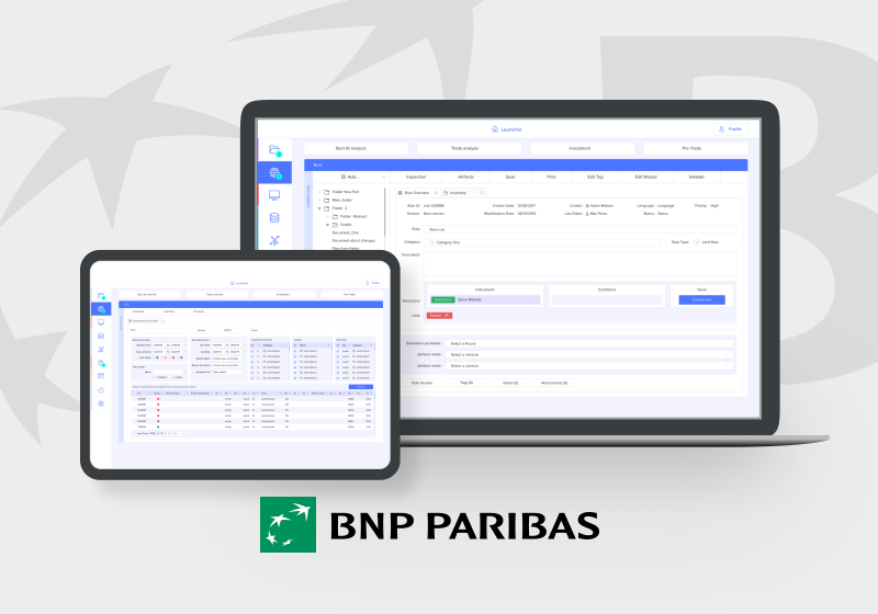 Software for auto monitoring over legislation changes (BNP Paribas) image 1