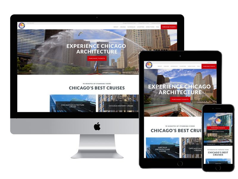 Web Development for Chicago Line Cruises image 1