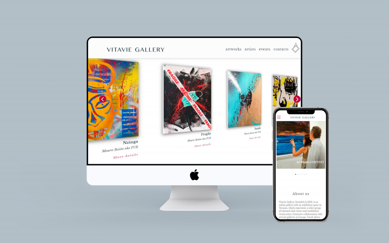 New branding&Website Development for ArtGallery image 1