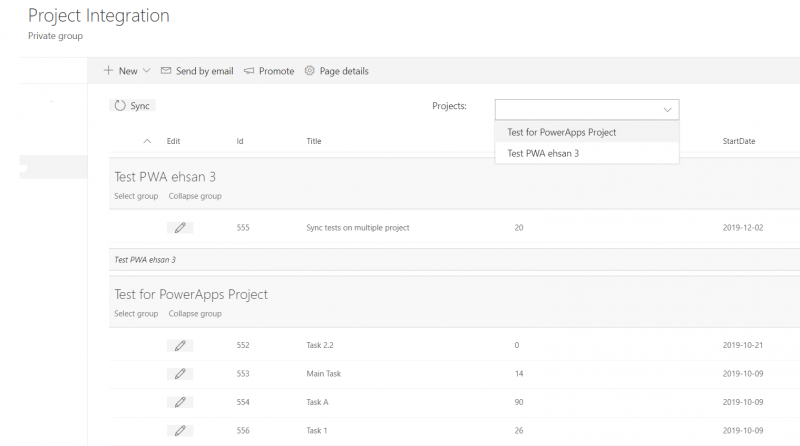 Project server and SharePoint Integration image 1