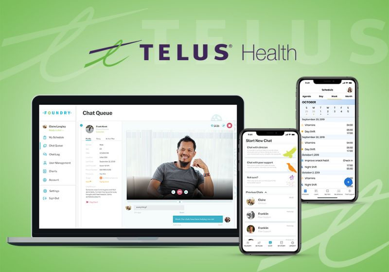 Telus Health - Mobile & Web App development image 1