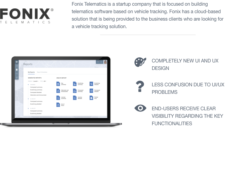 Fonix: Telematics software image 1