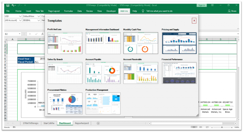 Excel Based Financial Reporting Software image 1