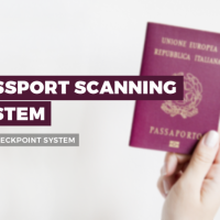 Passport scanning system for a checkpoint system