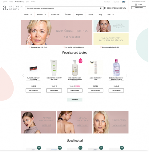 Apotheka Beauty - eCommerce Development image 1