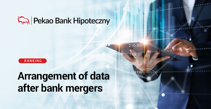Arrangement of data after bank mergers image 1