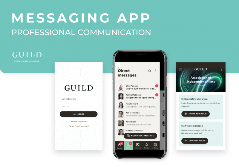 Guild, a messaging application image 1