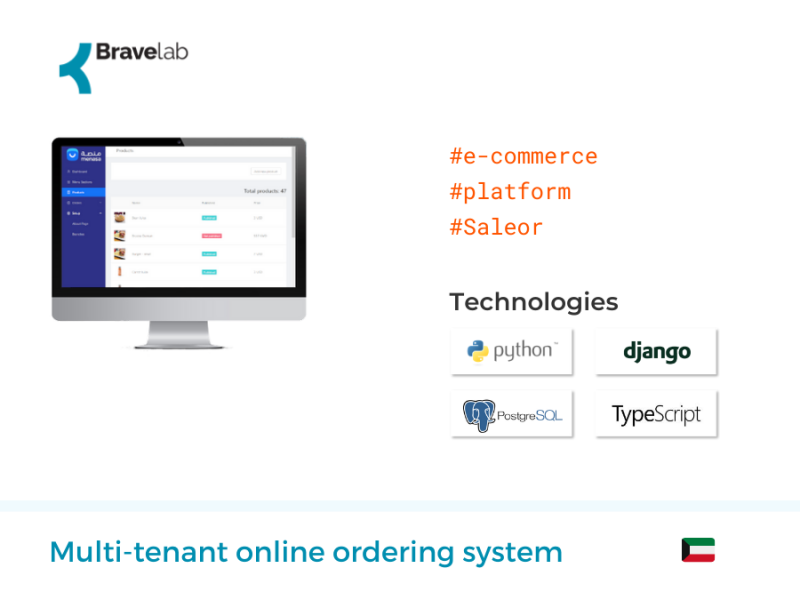 Multi-tenant online ordering system image 1