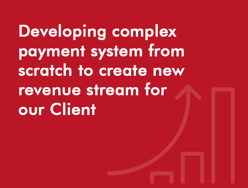 Developing complex payment system from scratch to create new revenue stream for our Client image 1