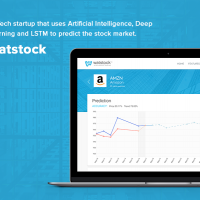 FinTech startup that uses AI, DL and LSTM to predict stock market