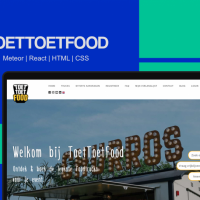 Toettoetfood - Custom Web Platform | Meteor | React