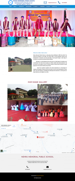 Website designed for School image 1
