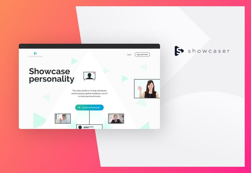 Showcaser - UX and UI design for a social video platform image 1