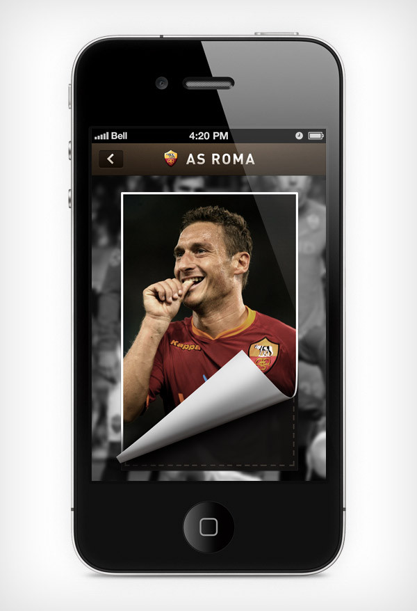 Mobile app for football club “Roma” image 4