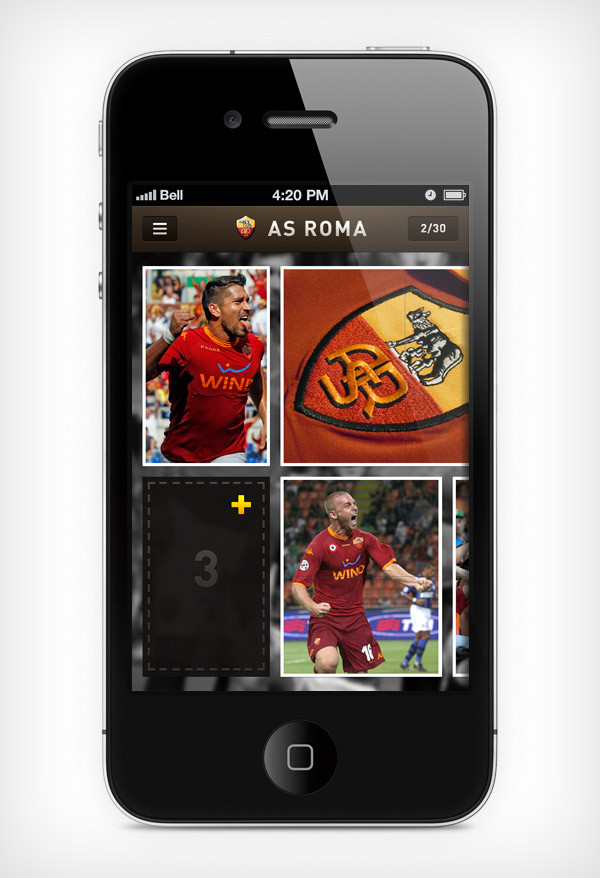 Mobile app for football club “Roma” image 5