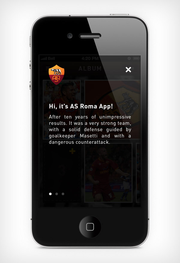 Mobile app for football club “Roma” image 6