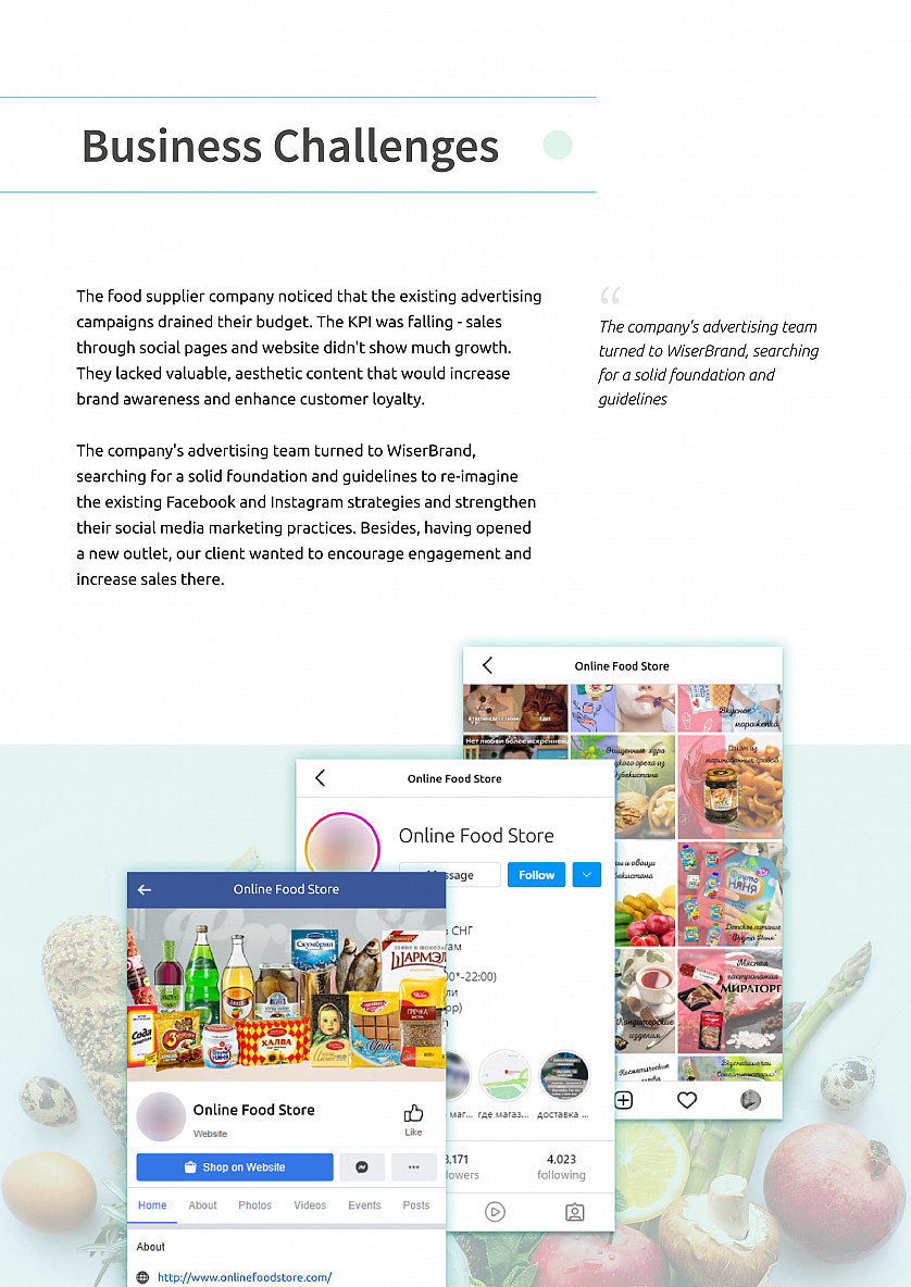 SMM for an Online Food Store image 3