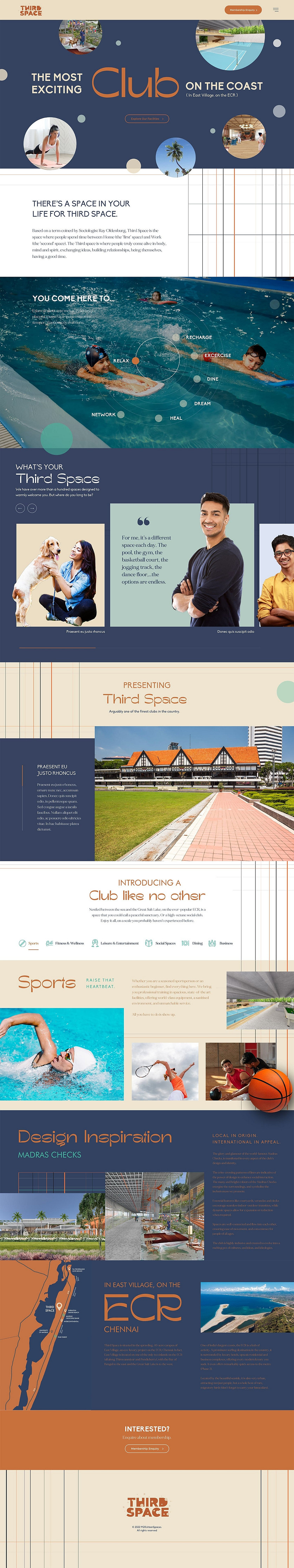 ThirdSpace Chennai - M20UrbanSpaces Website Design image 1