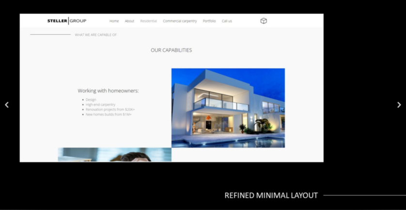 Construction Company Website Design | Stellar Group Case Study image 3