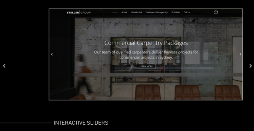 Construction Company Website Design | Stellar Group Case Study image 1