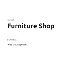 Magento Development for Furniture Shop