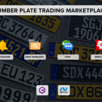Number Plate Trading Marketplace for Australian Client